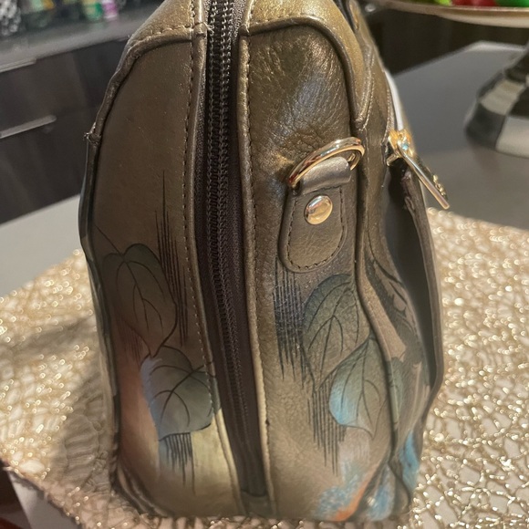 Hand painted tiger bag by Anuschka - Picture 7 of 14